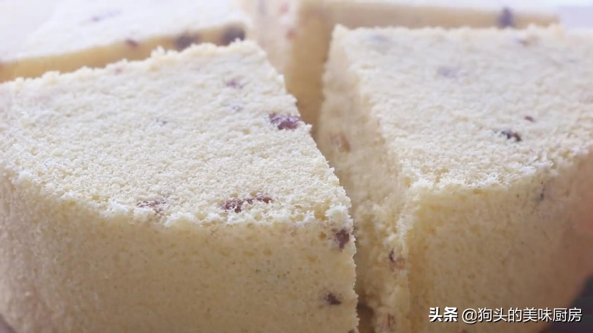 电饭煲自制简单的蛋糕不用烤箱,蛋糕制作无烤箱无电饭煲