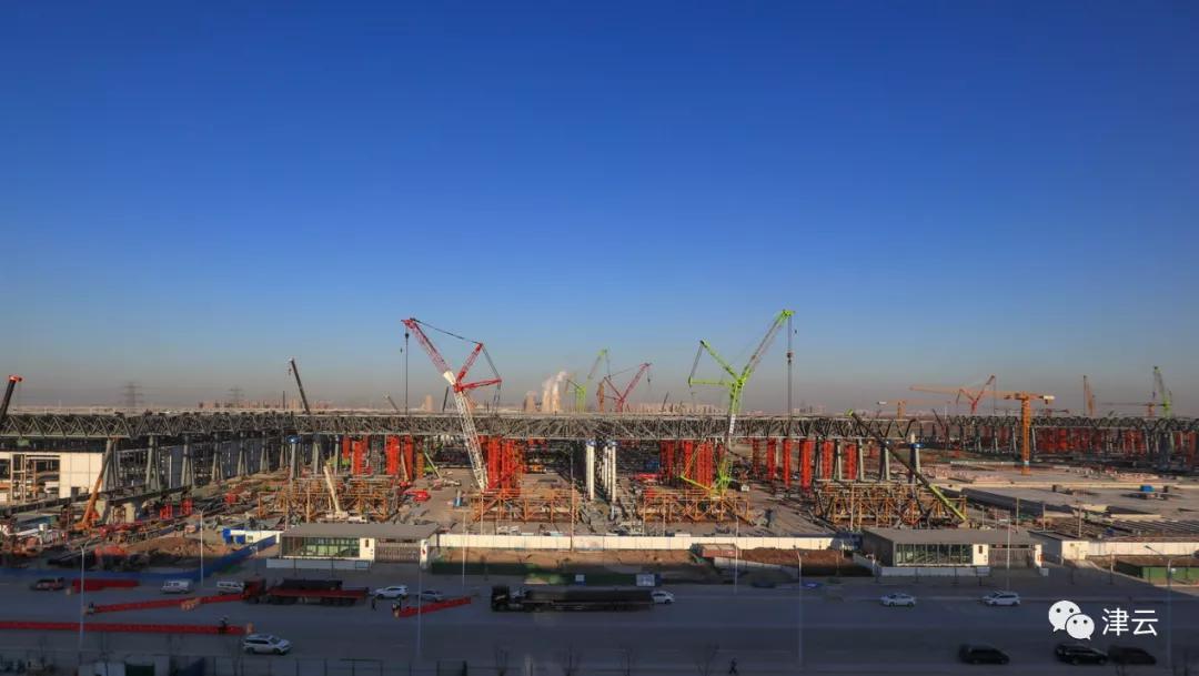 天津国家会展中心2021年时间表,天津国家会展中心万豪酒店进展