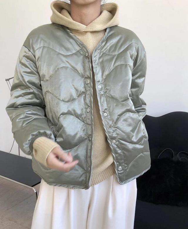 今年最火的绗缝棉服,今年流行棉服穿搭