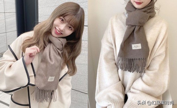 「4款围巾日系打法教学」温柔平衡结+麻花结一学就懂