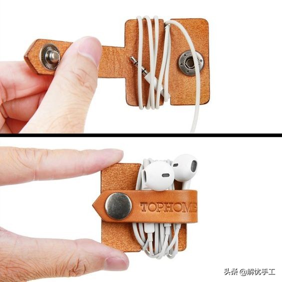 手工编织耳机收纳包,声阔耳机收纳包