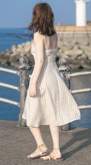 穿出高级感的连衣裙,法国小众气质连衣裙