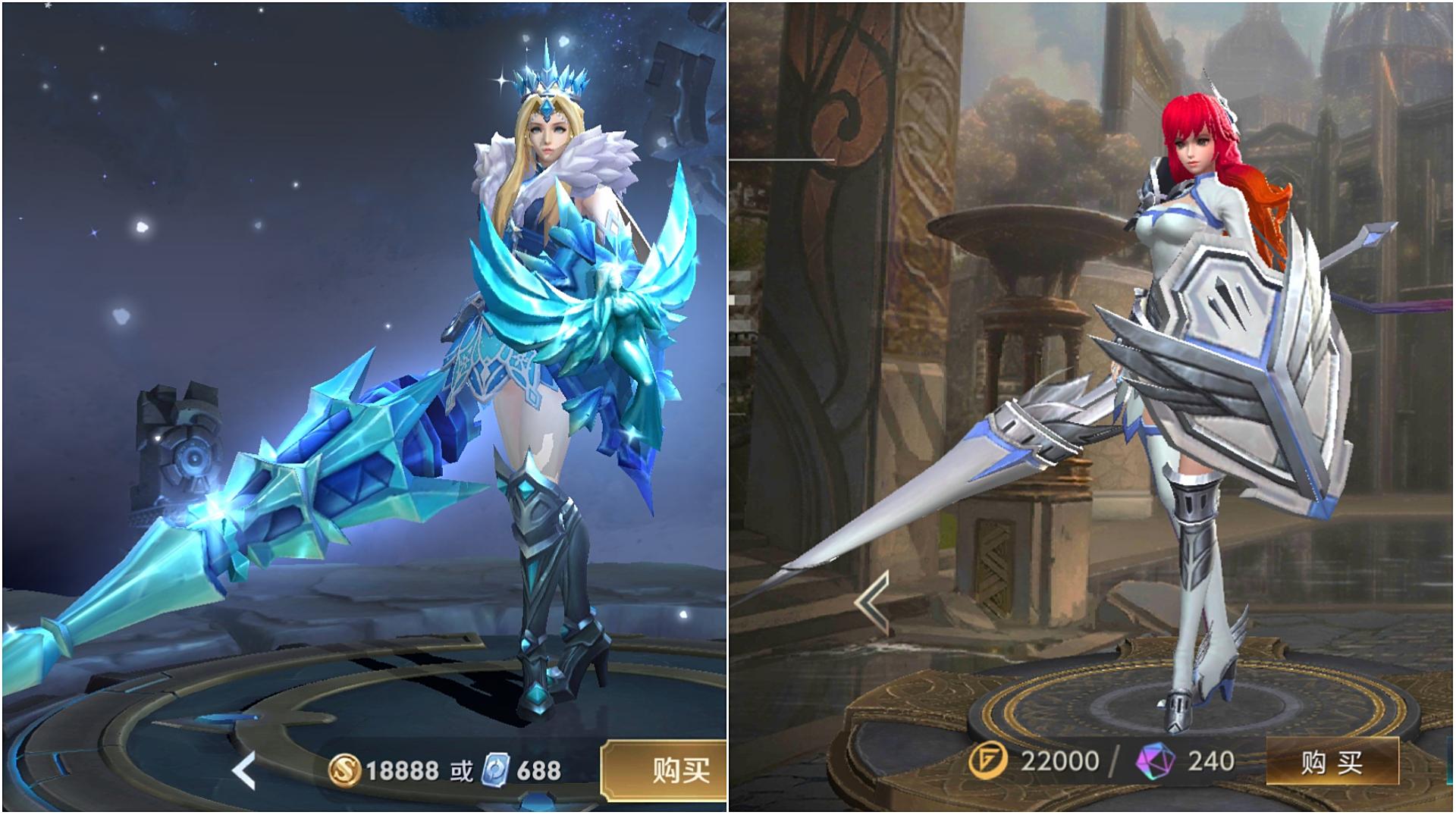 王者荣耀国服猴子与露娜,王者荣耀国际服牛魔王和猪八戒