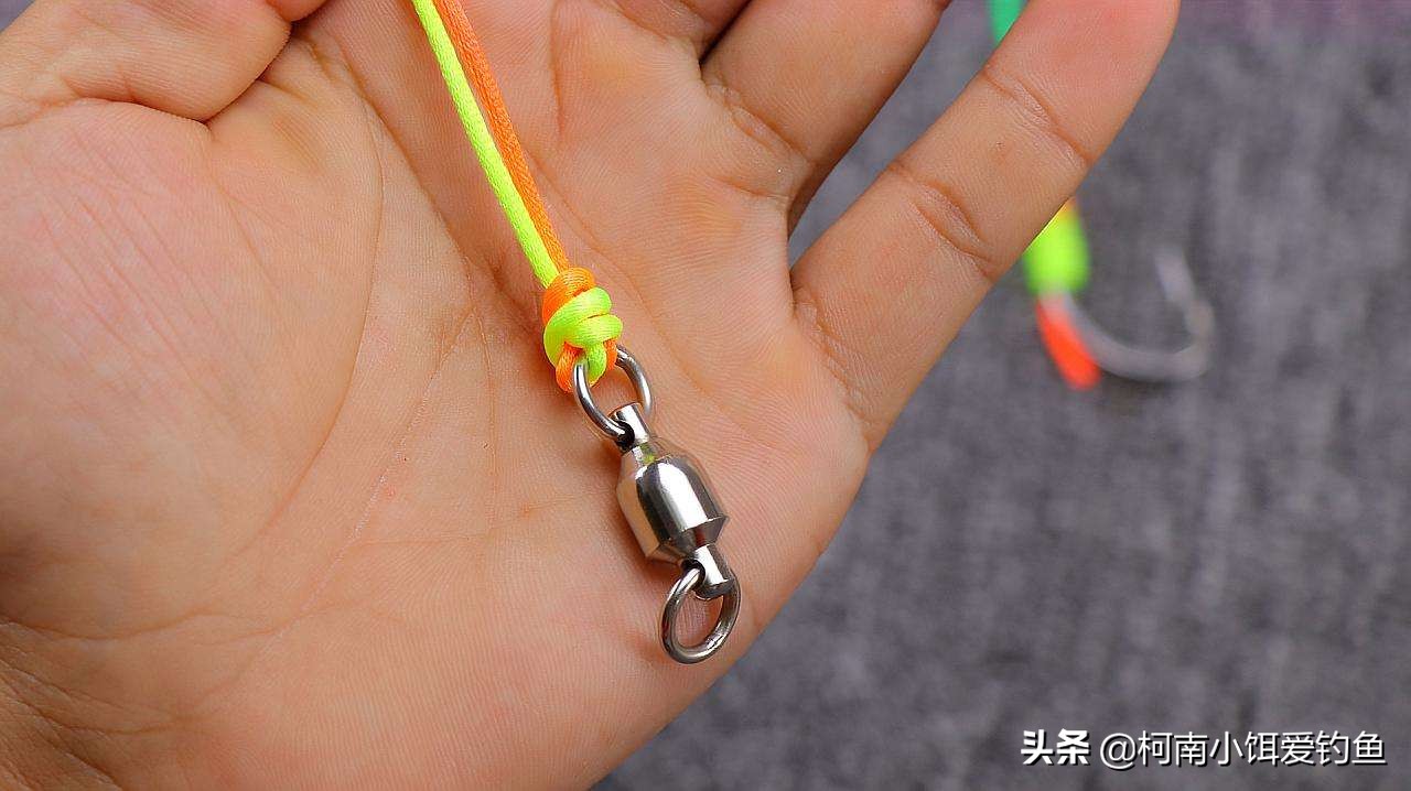 钓鱼主线打结方法,钓鱼鱼线怎么打结方法图解