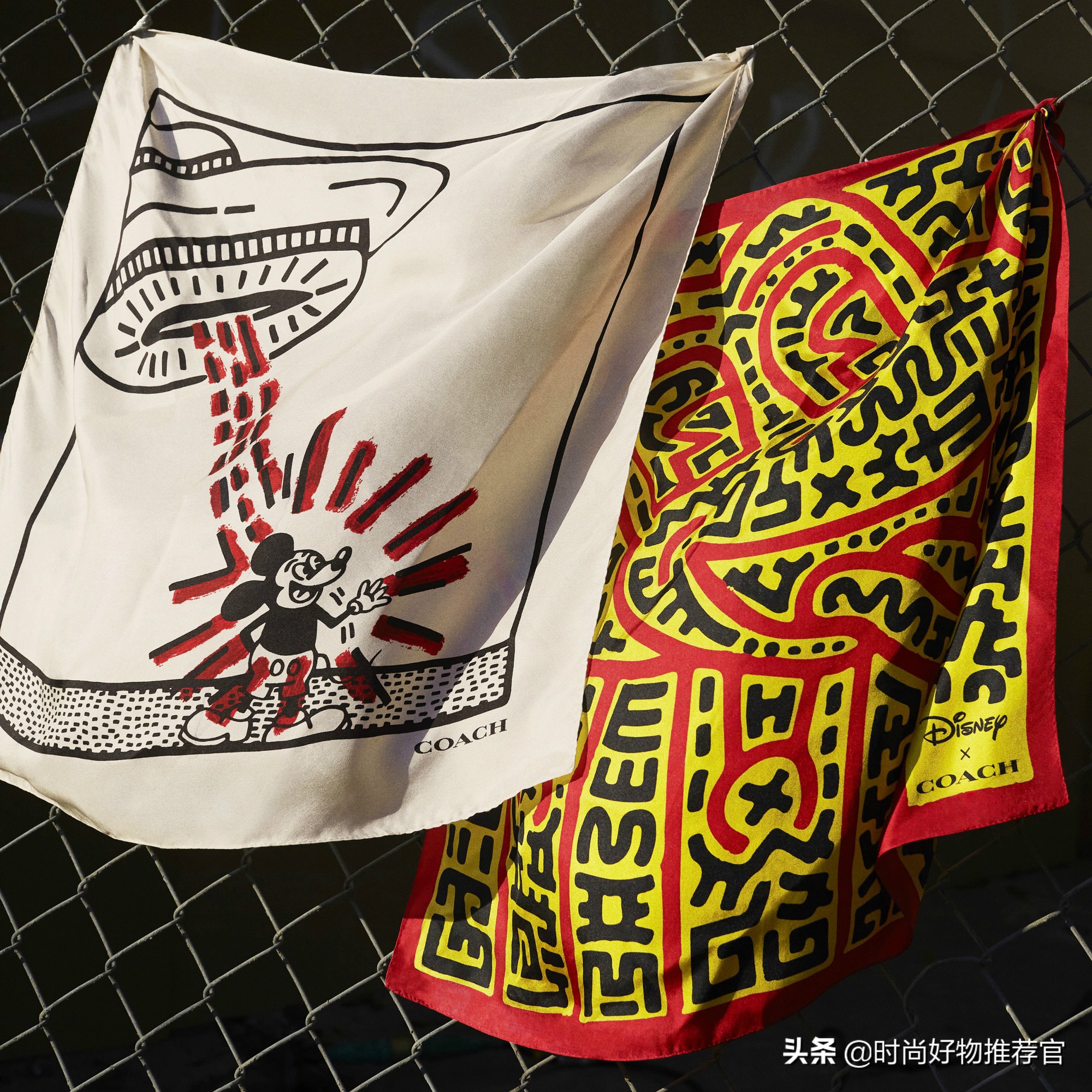 coach日记刺绣联名款,coachdisney联名包粉色