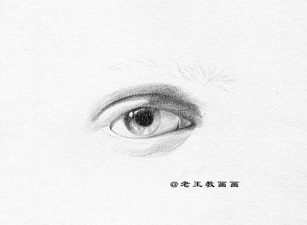自学素描入门眼睛教程,画眼睛教程素描动漫