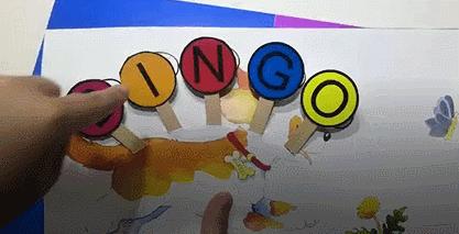 英语律动游戏bingo,儿童英语启蒙bingo