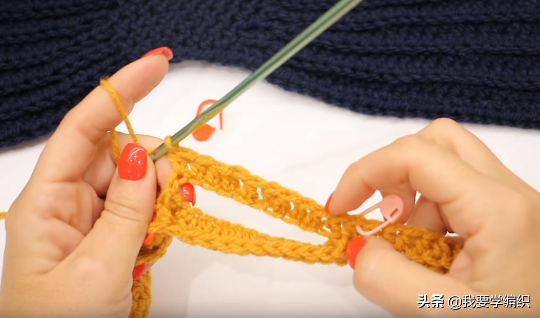 男士织围脖的花样方法,围脖织法男