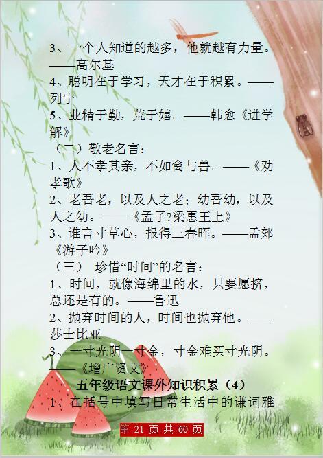 语文老师力荐视频,小学生语文必背资料推荐