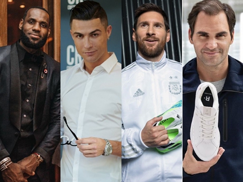 梅西和c罗生涯总收入,体坛十大最高收入