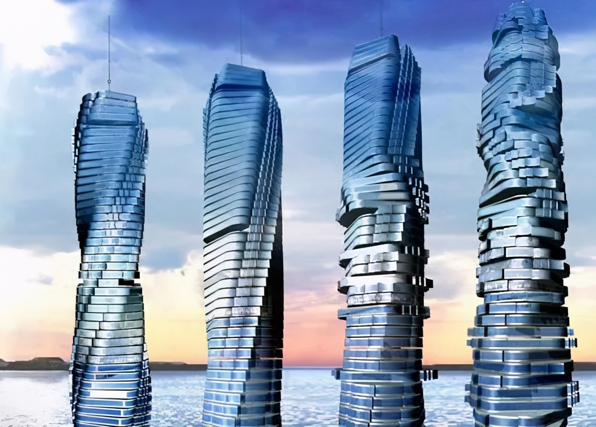 迪拜填海烂尾工程恢复了吗,迪拜旋转大厦建造图