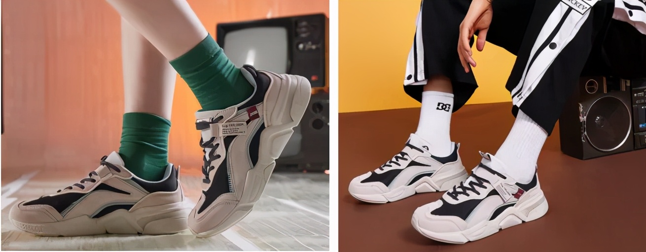 国潮复古百搭运动鞋,好看且便宜的国潮鞋推荐