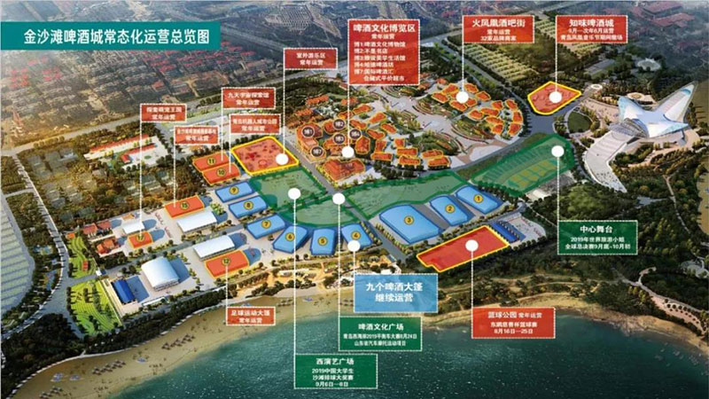 金沙滩啤酒城常态化运营，打造永不落幕的啤酒节