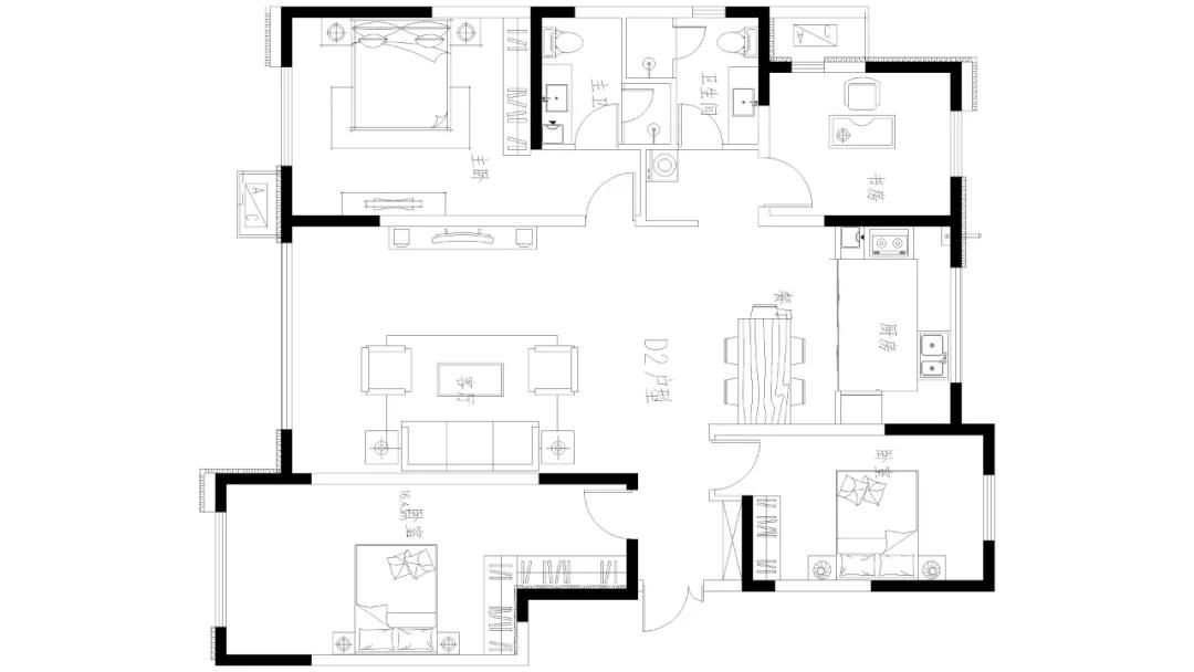 丰泽美居装修,丰泽美居三室一厅装修设计
