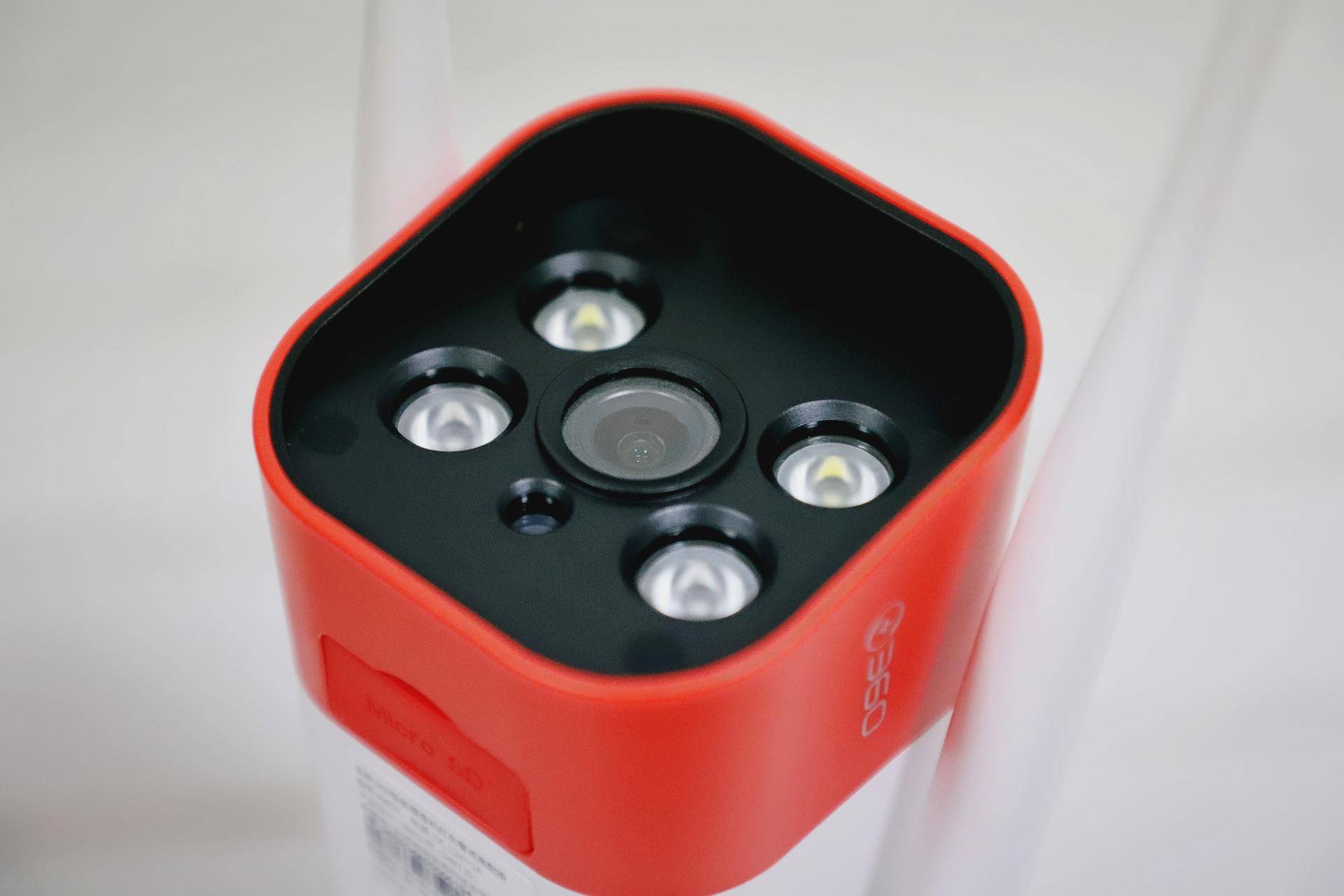 360智能摄像机红色警戒标准版,360红色警戒防水摄像头拆解