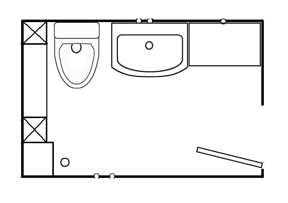 厕所装修淋浴间和便盆如何布局,卫生间洗脸盆和马桶布局