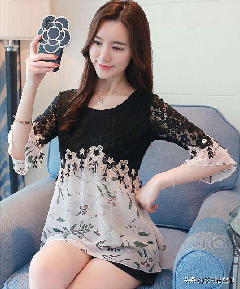 30-40岁气质雪纺衫,40岁以上女人雪纺衫