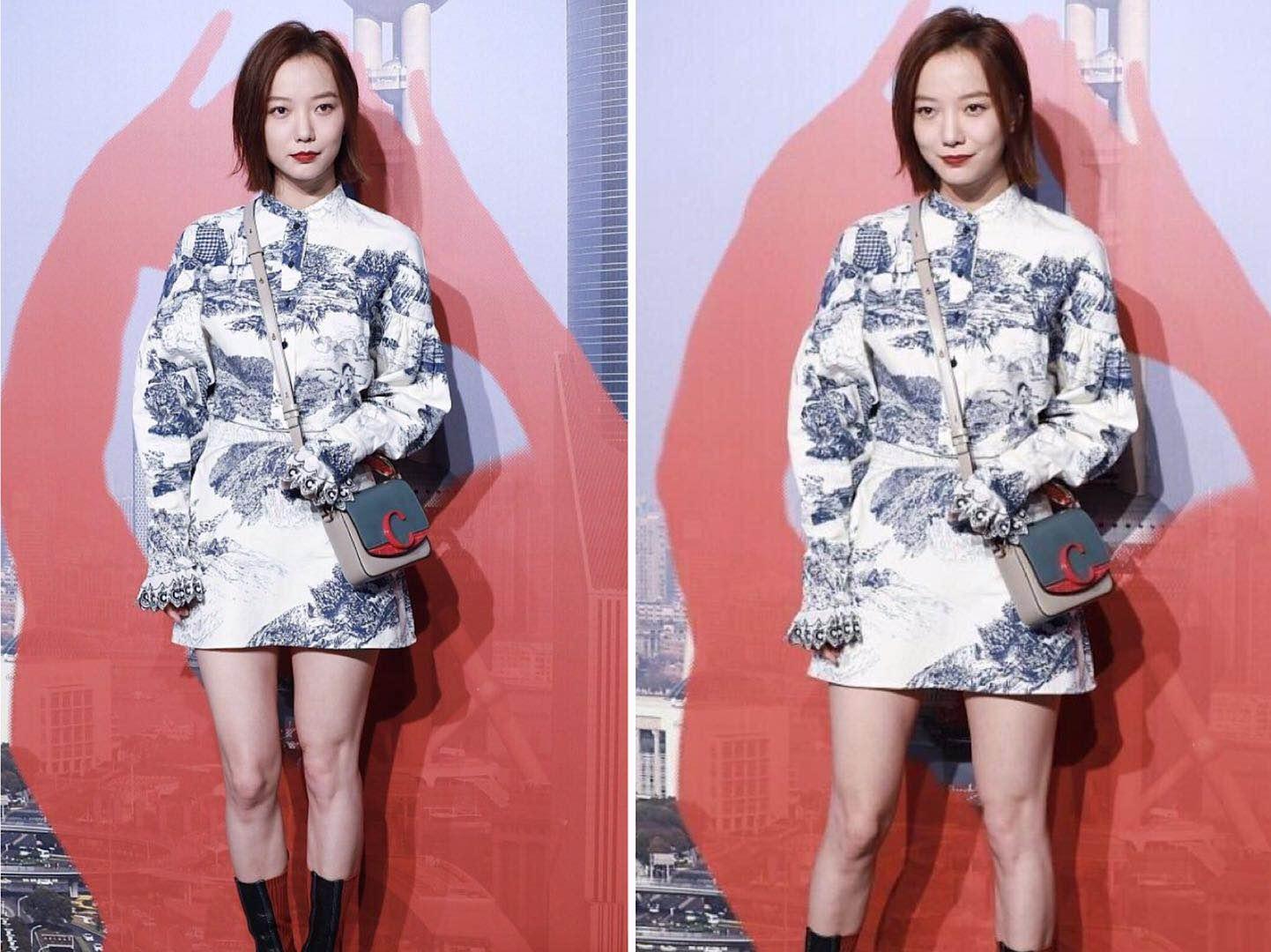 孙怡绝美莲藕腿,孙怡李沁同框腿长