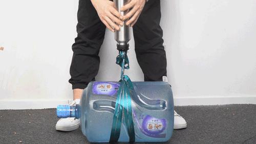 单手开盖无螺纹水杯,按压式自动开盖水杯