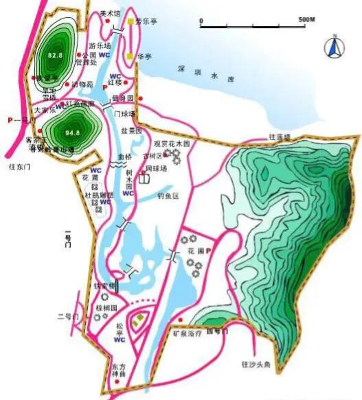 湖泊风景区推荐,深圳十大免费主题公园