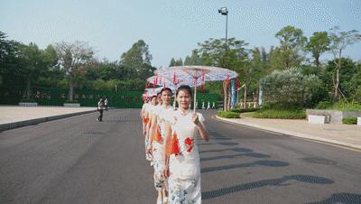 惊艳全国、破世界纪录!455名旗袍佳丽云集湛江遂溪玥珑湖