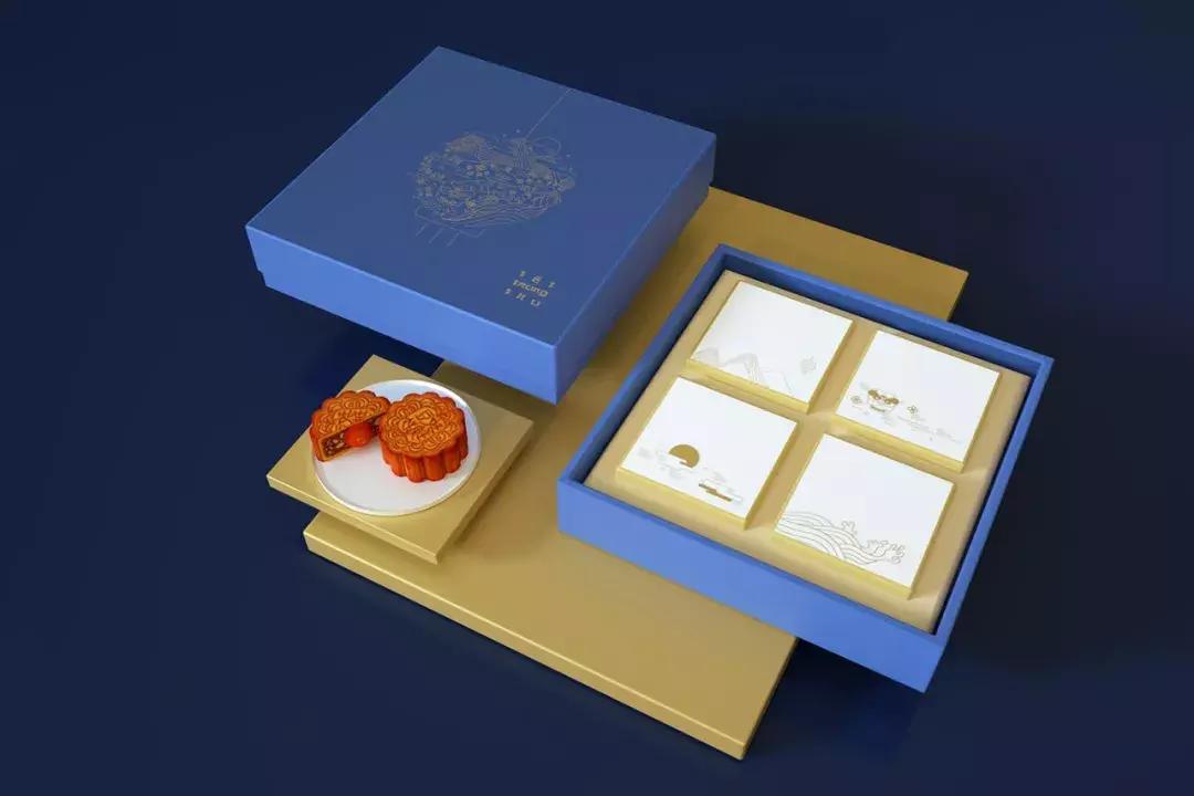 2019中秋节月饼包装,简单好做的中秋月饼礼盒