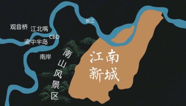 重庆市南岸区，大江南岸，悠然见南山