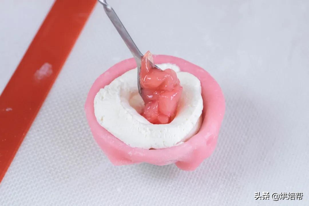 甜品教程超简单樱花粉雪媚娘 (水蜜桃雪媚娘的吃法)