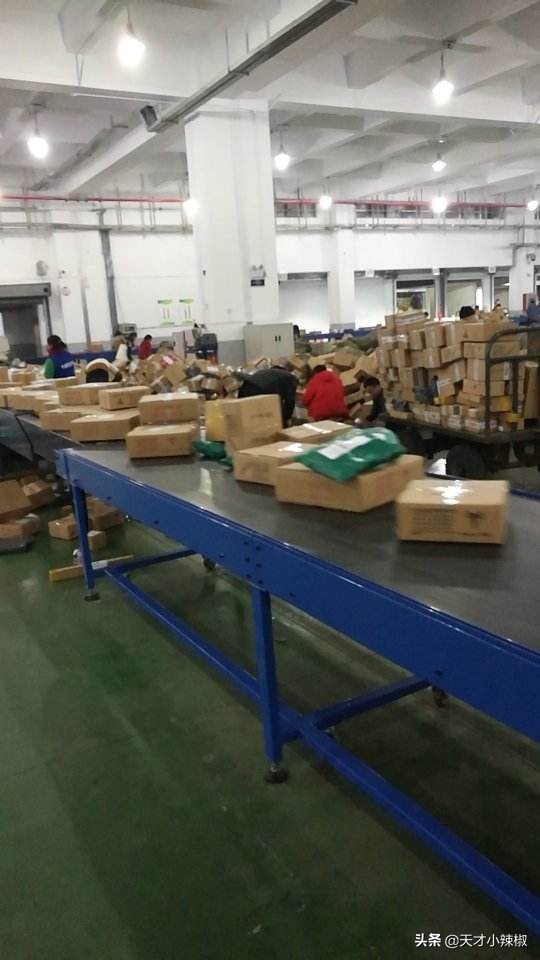 韵达快递公司分拣工作怎样操作的,在韵达分拣中心停留5分钟