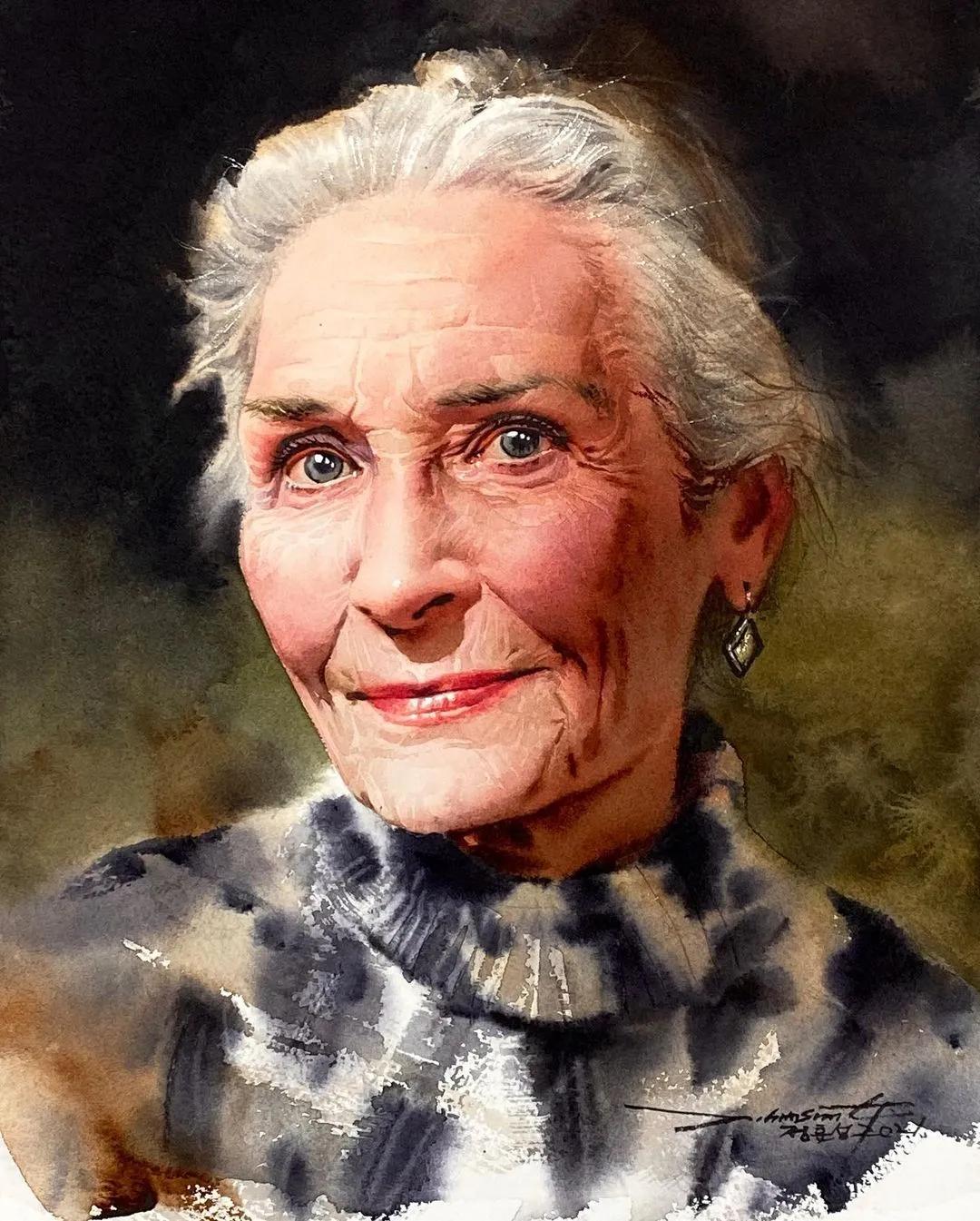 极简的水彩画作品,灵动脱俗的水彩画