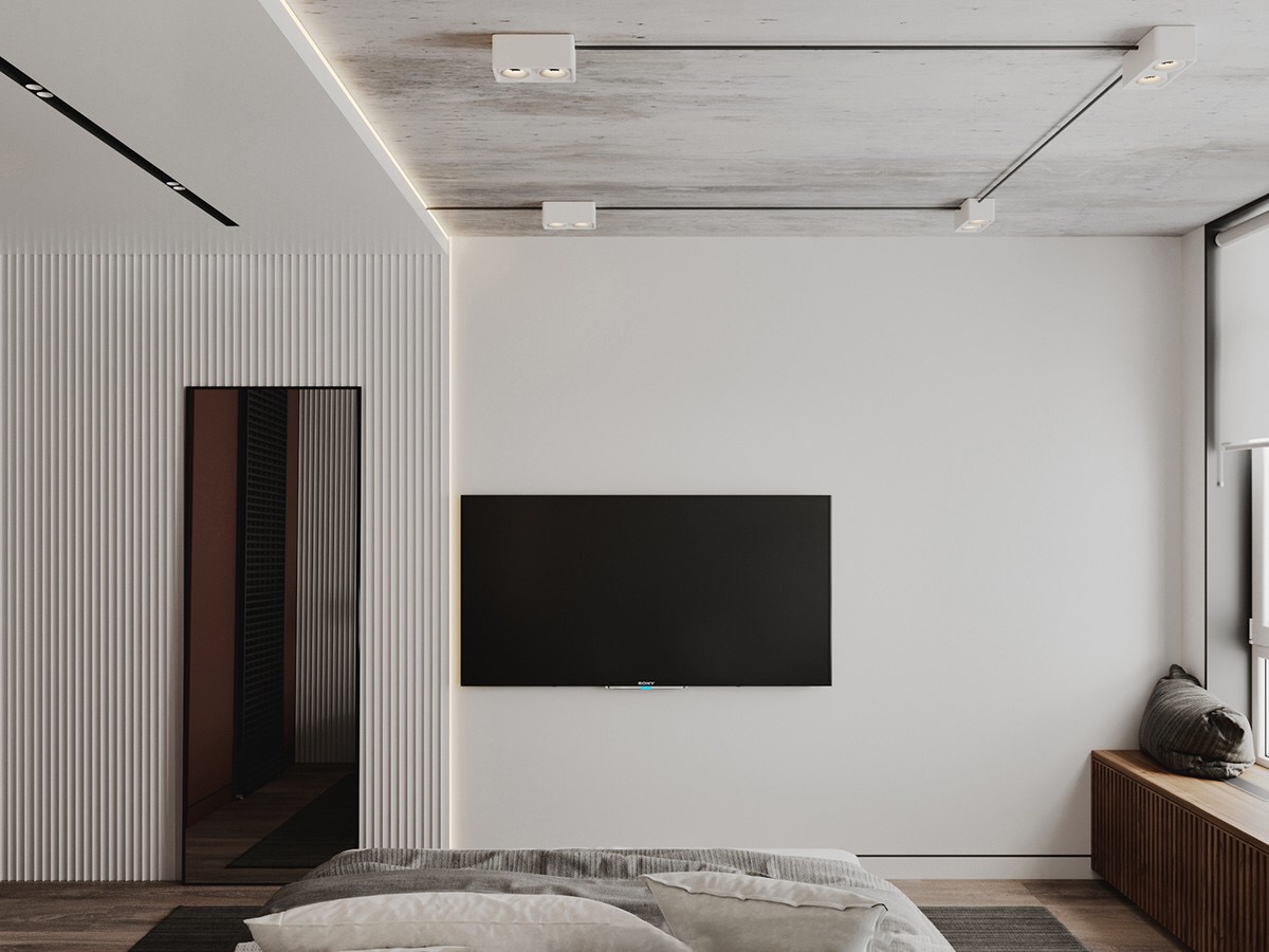 小户型餐厅客厅一体化装修简约风,客厅厨房一体小户型现代简约装修