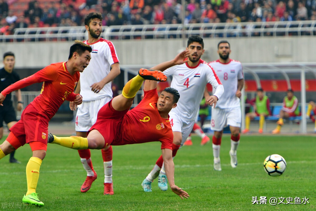 国足3比1战胜叙利亚射门锦集,国足16年12强第六轮对战叙利亚