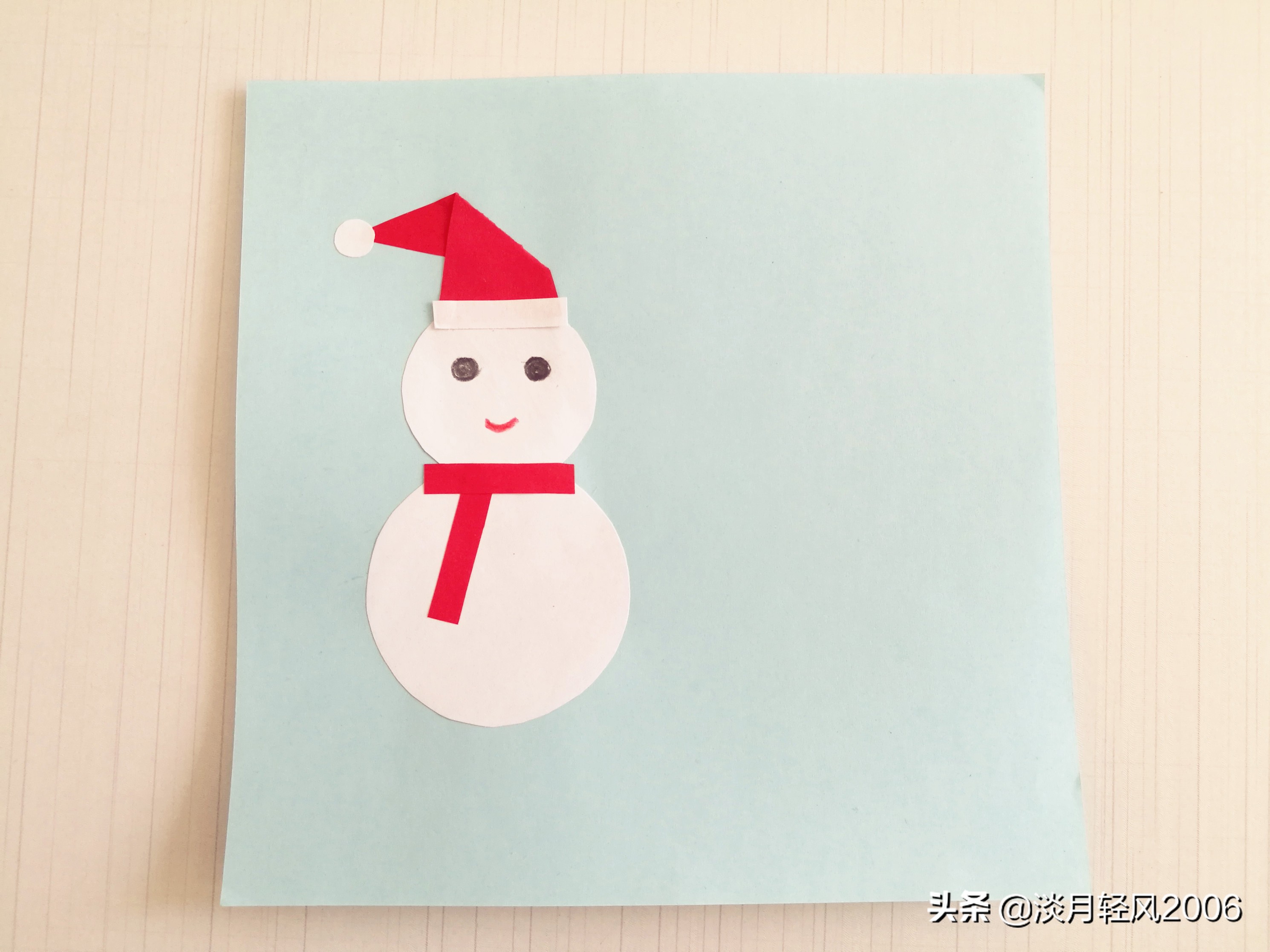 手工贺卡圣诞贺卡制作,幼儿园手工制作圣诞节贺卡简单