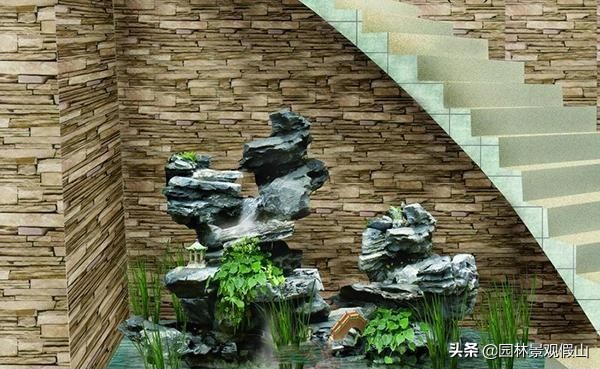 假山水池如何制作,屋顶假山水池设计