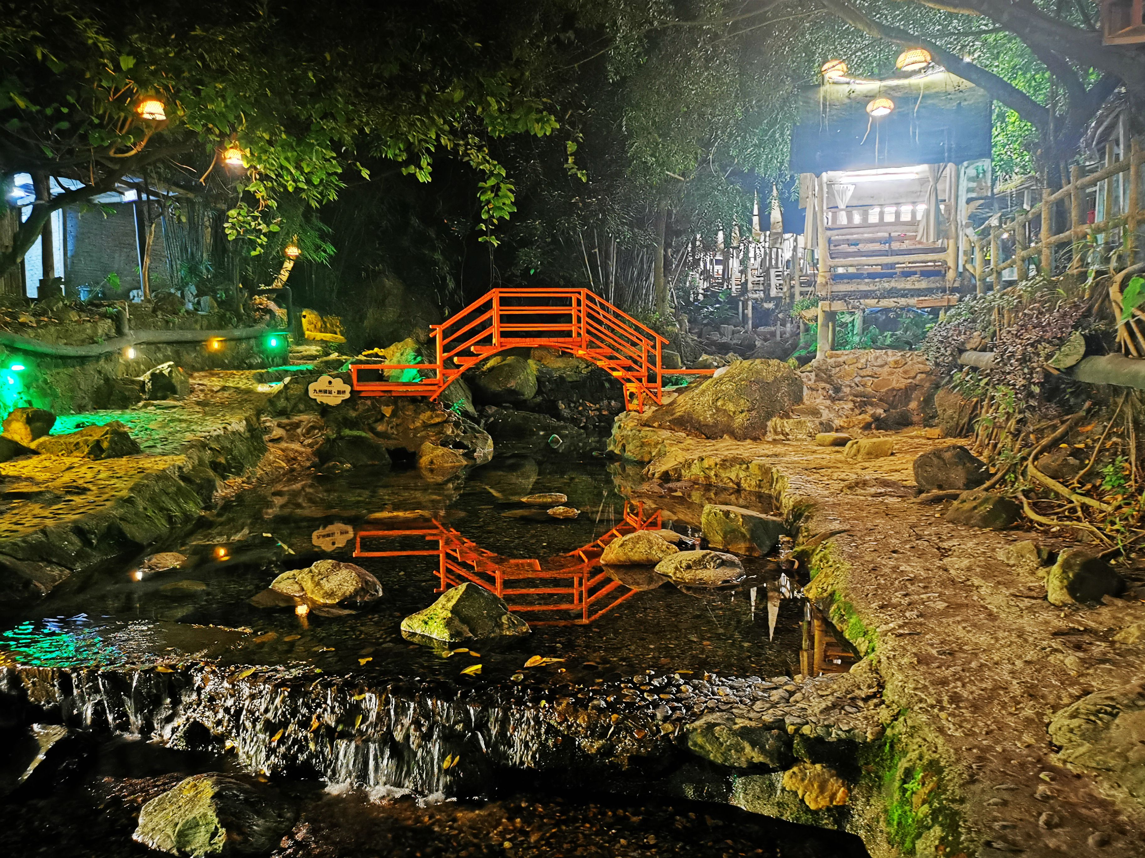 英德天门沟九州驿站套餐,英德九州驿站树上温泉