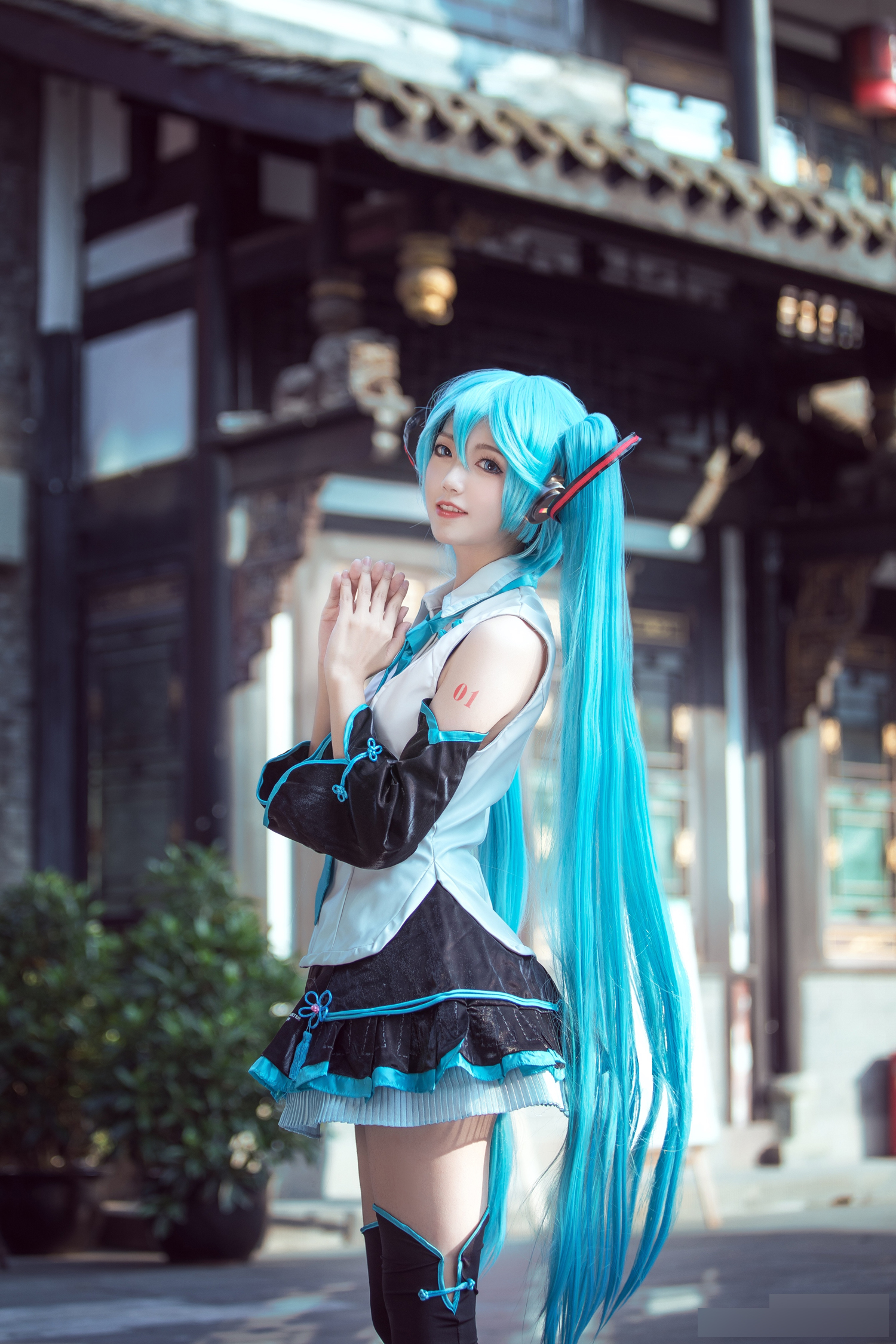 三个人cos未来初音,初音未来cos所有造型