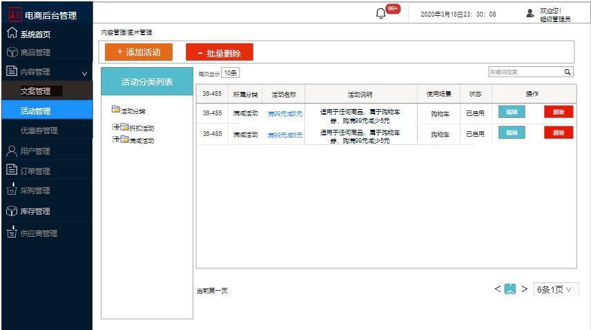 需求文档一般用什么软件,电商后台管理系统