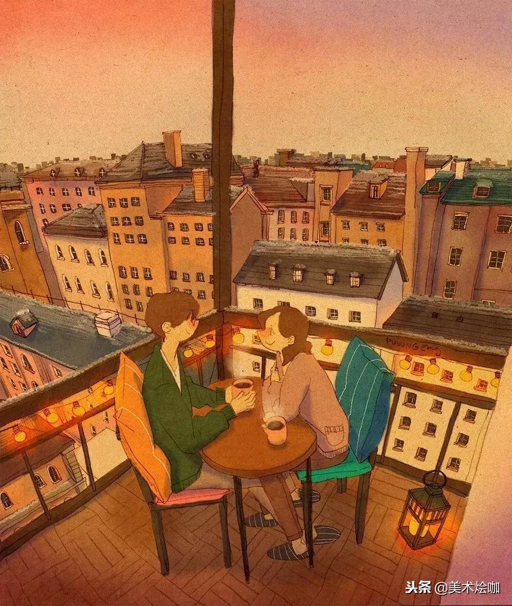 少女心爆棚的唯美插画,软萌插画清新少女心