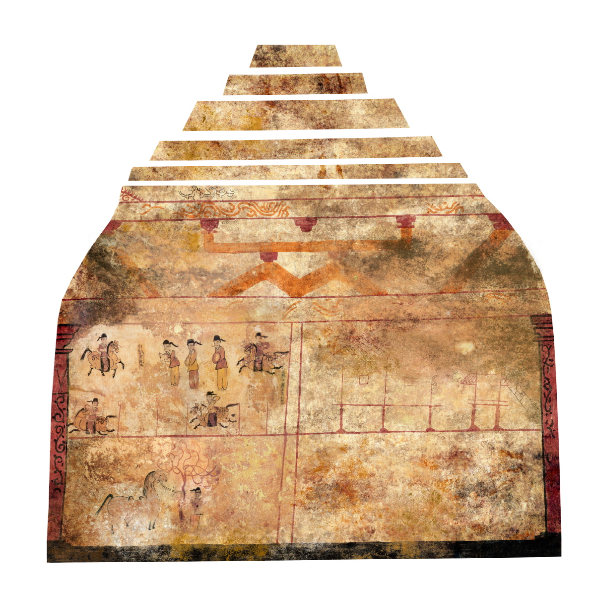 朝鲜壁画古墓,韩国墓葬壁画