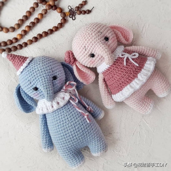 最简单的毛线玩偶钩织,简单好看的毛线钩织玩偶