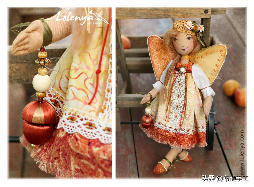 OlgaAbakumova的布艺娃娃,魔法花园里小花仙