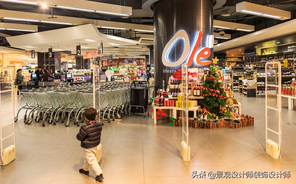 商场店铺设计案例图纸,超市设计图解大全