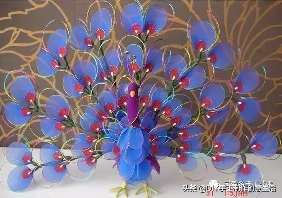 把彩色的*袜丝**套在铁圈上，最后竟然变得这么美（附教程）