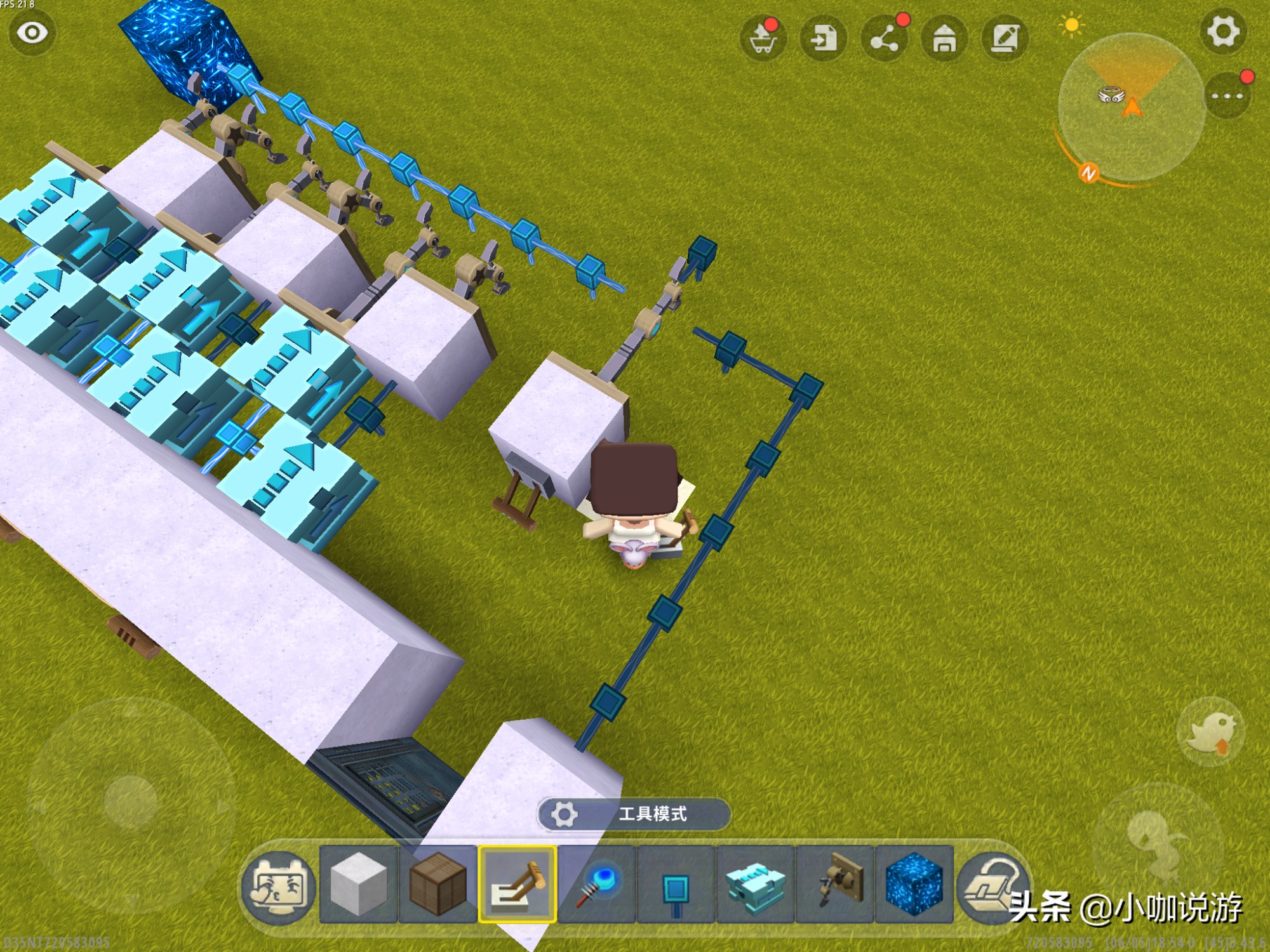 迷你世界高级密码门教学,迷你世界密码门是怎么搞的