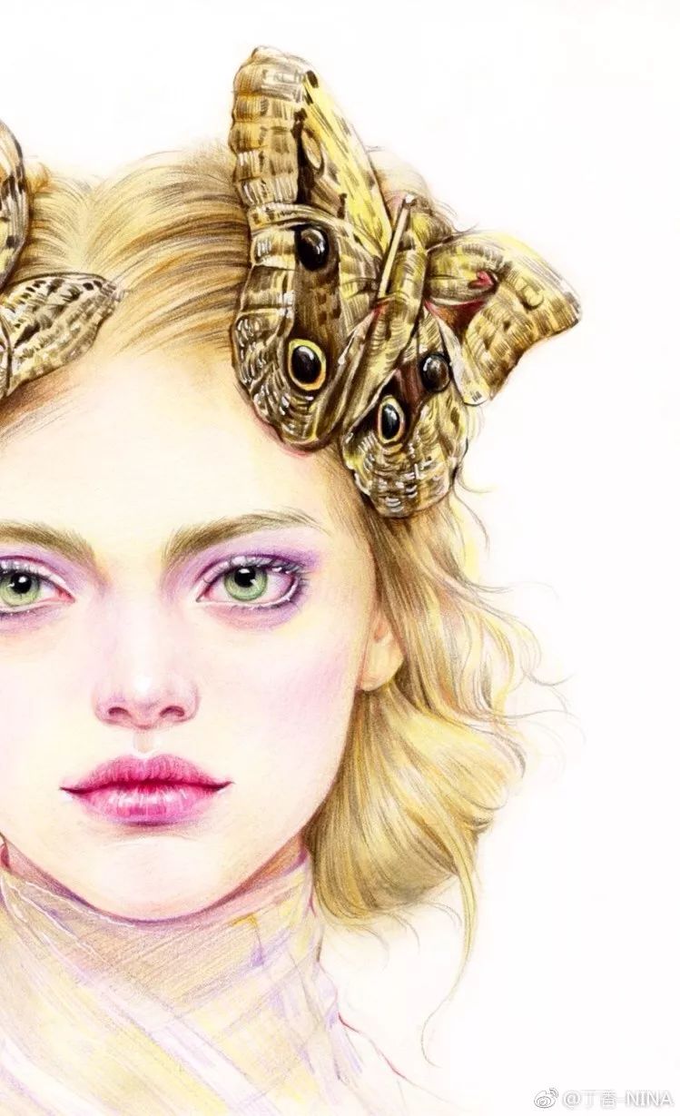 怎么用马克笔和彩铅画四大美人,马克笔与彩铅结合画法