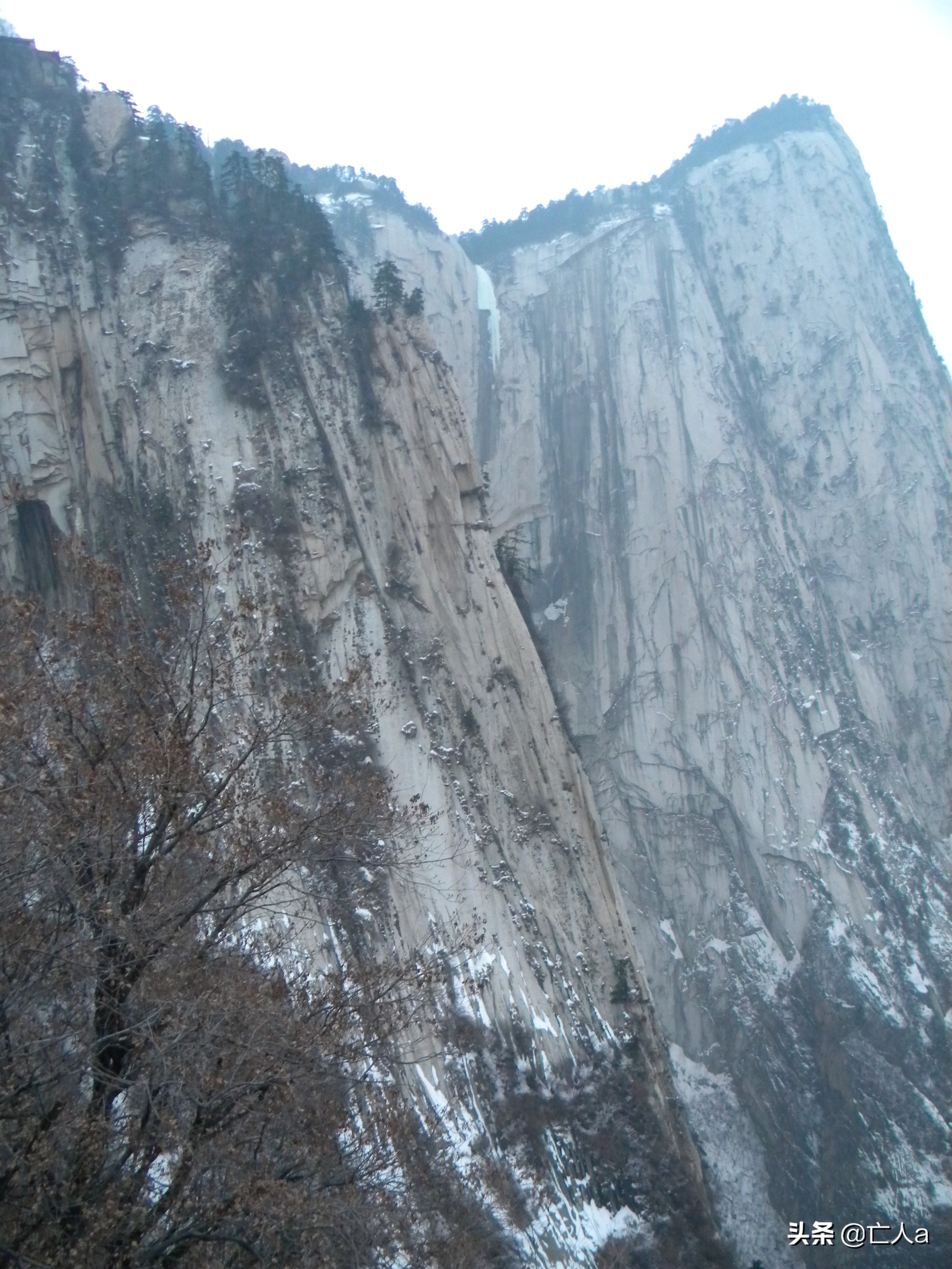 西岳华山徒步路线图,西岳华山行全景