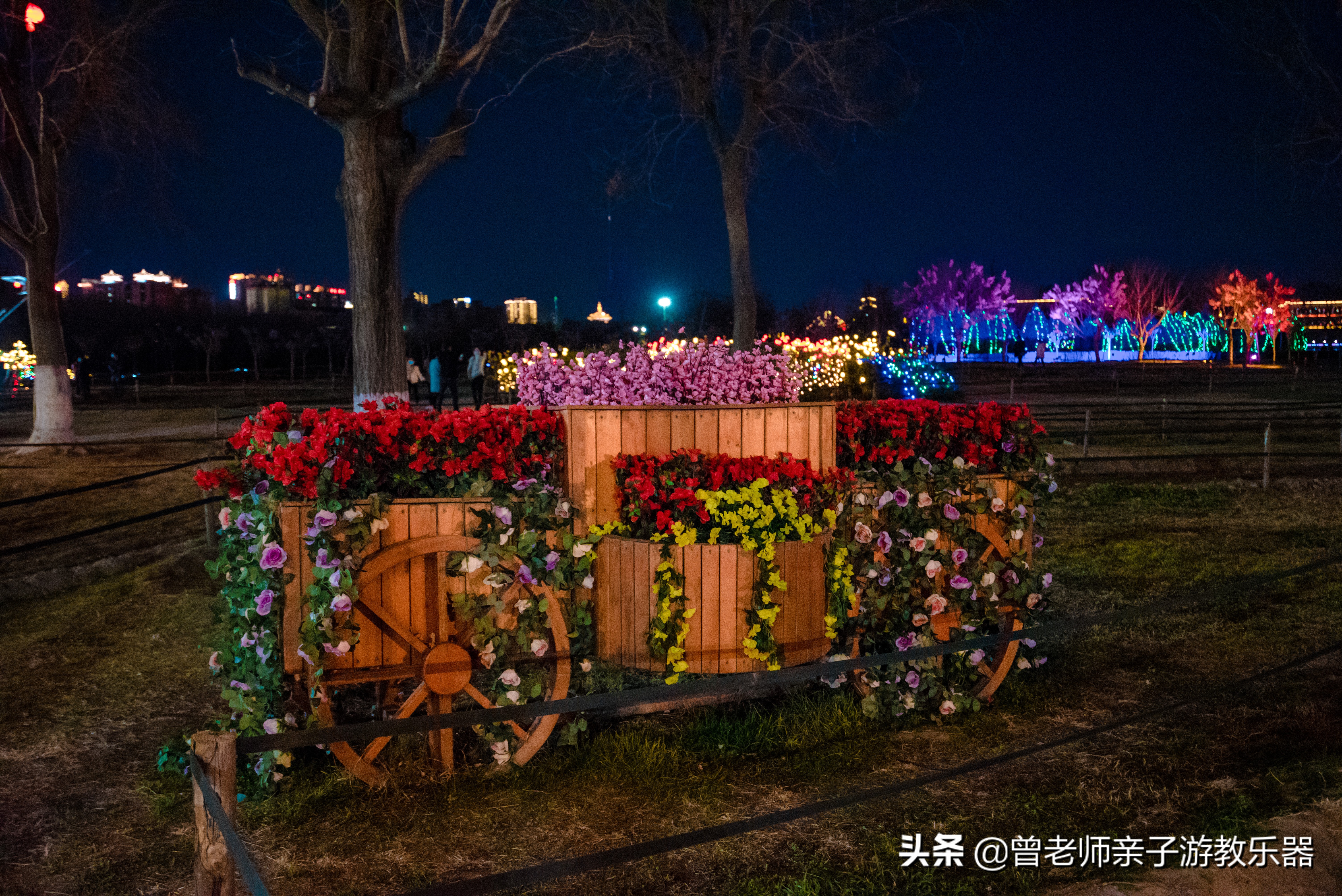 咸阳夜游游玩,西安咸阳湖景区