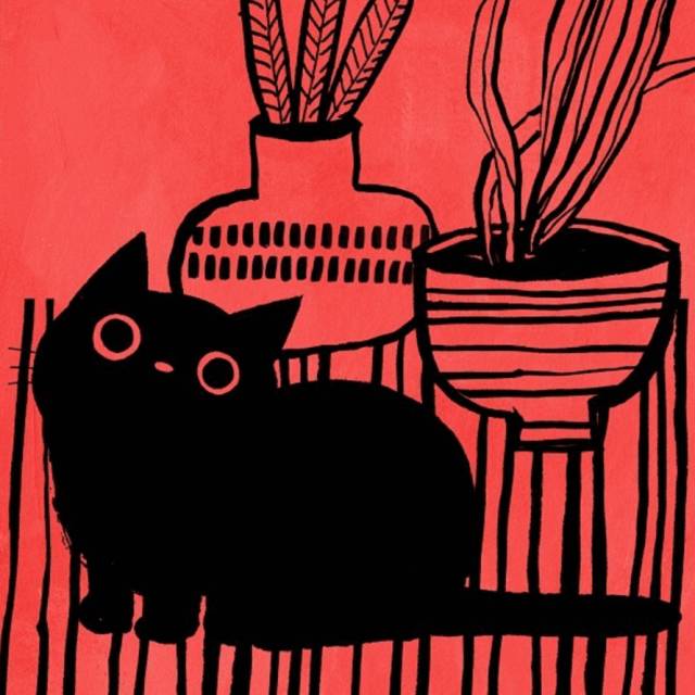 姑娘1天画1只猫坚持了100天 (坚持画猫100天的姑娘太有才了)