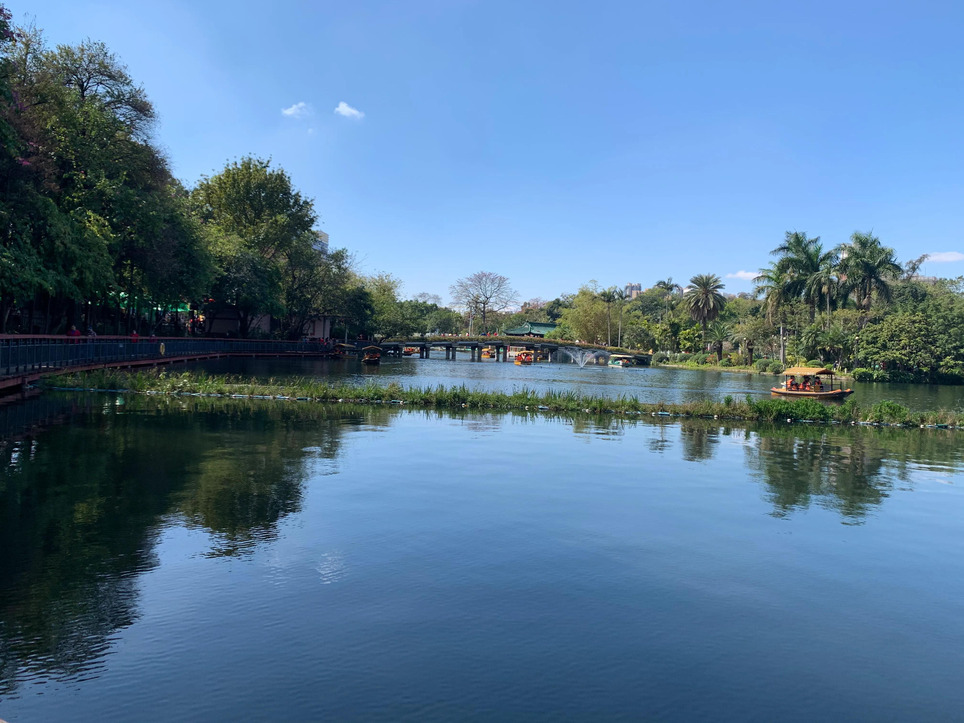 春节期间的越秀公园,越秀区元旦游玩