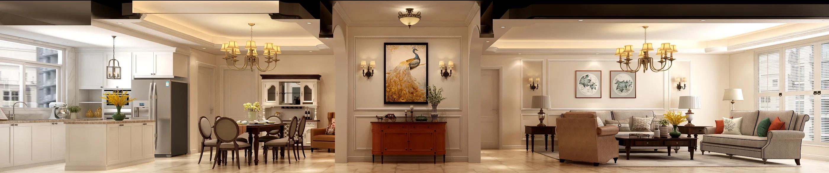 世华龙樾320平米,美式复古190